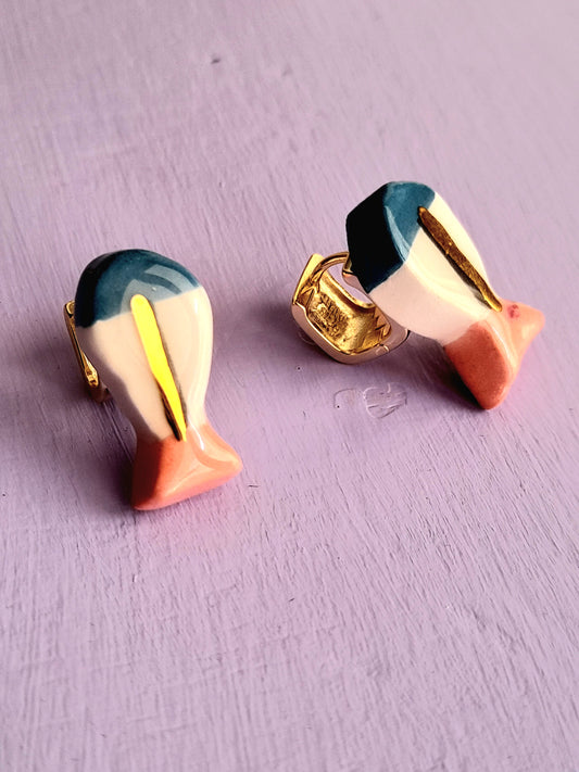 Orecchini base argento/oro n.2